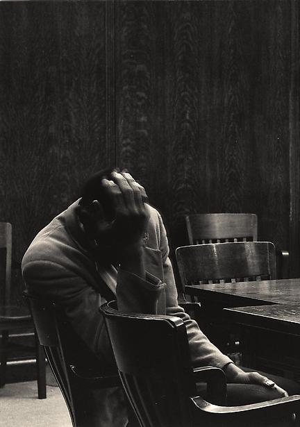 The Defendant, Alameda County Court House, California, 1955 by Dorothea Lange